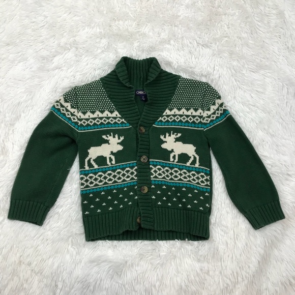 Cherokee Other - Cherokee Boys Elk Cardigan Sweater Sz. 4T